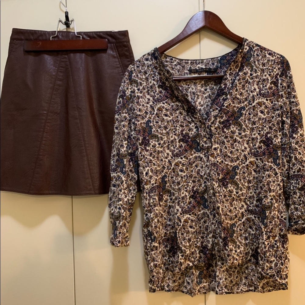 ZARA Skirt & Top😃😃